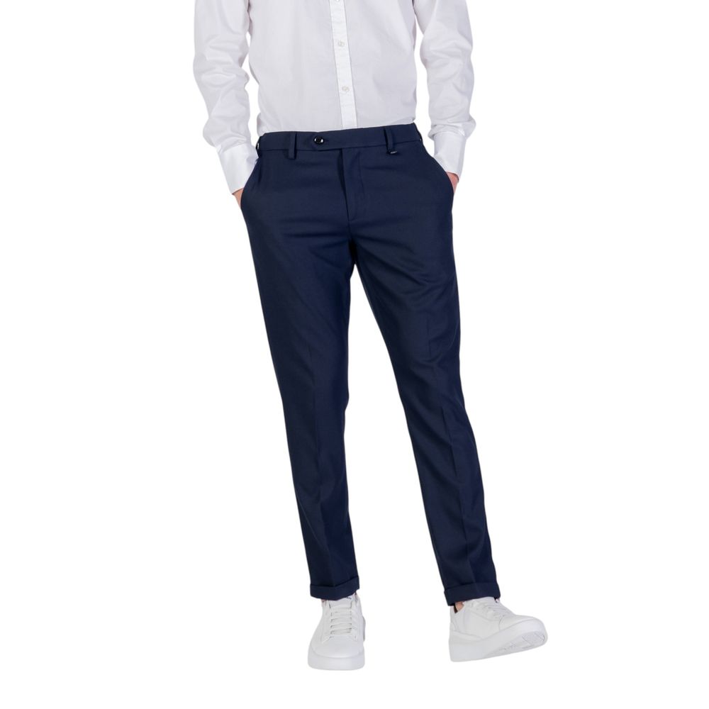 Antony Morato Blue Polyester Skinny Pants - Luxe Nova