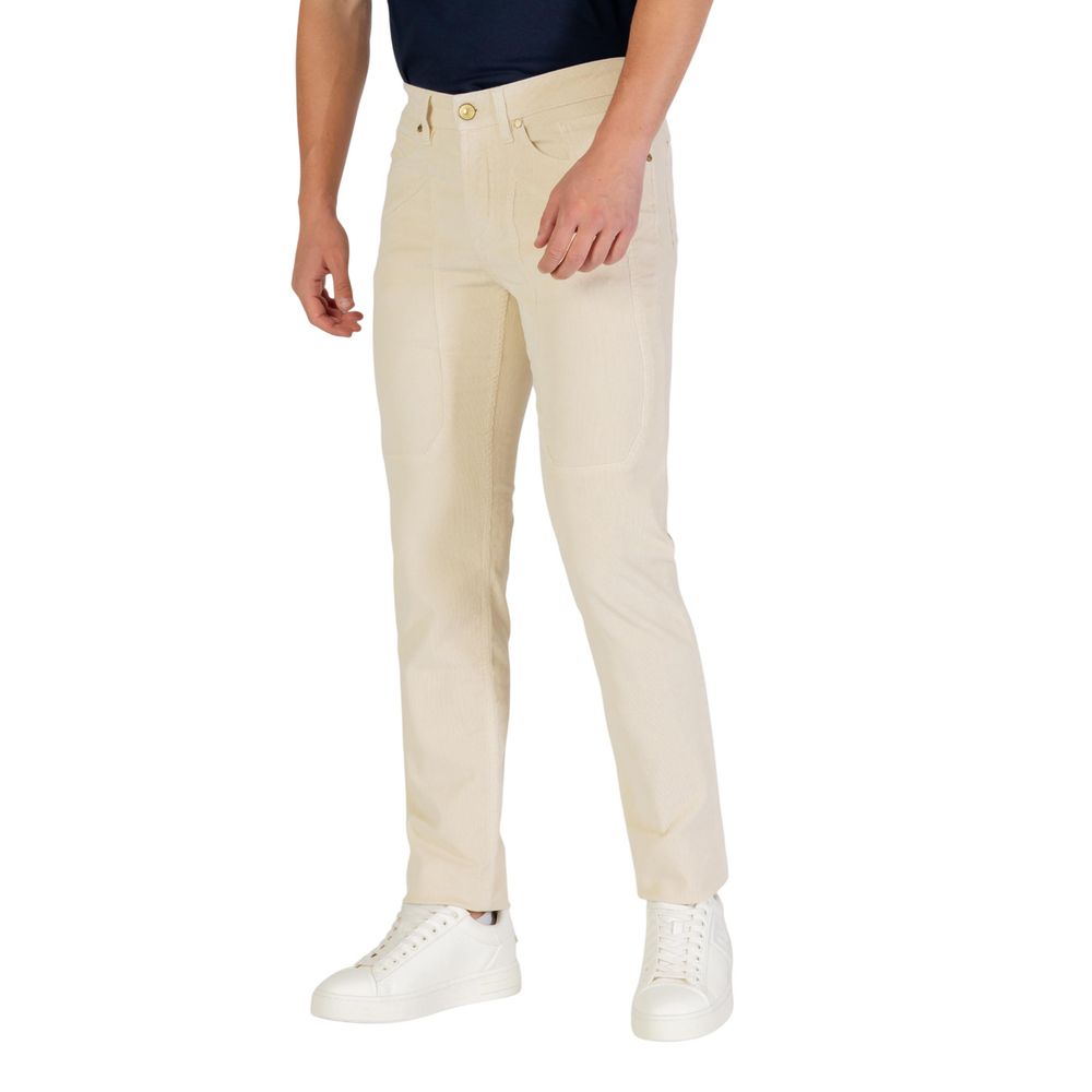 Jeckerson Cream Cotton Skinny Jeans - Luxe Nova