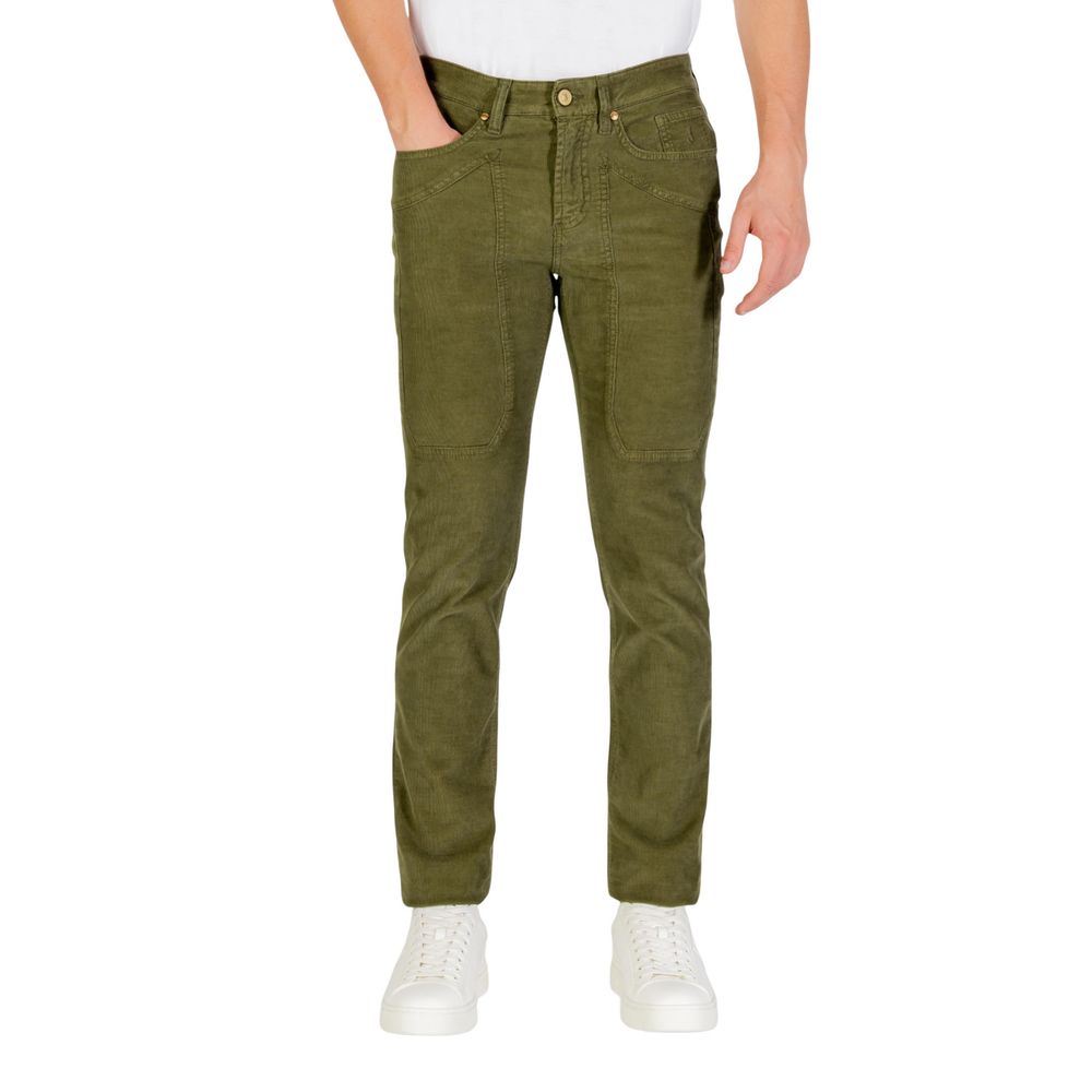 Jeckerson Green Cotton Skinny Jeans - Luxe Nova
