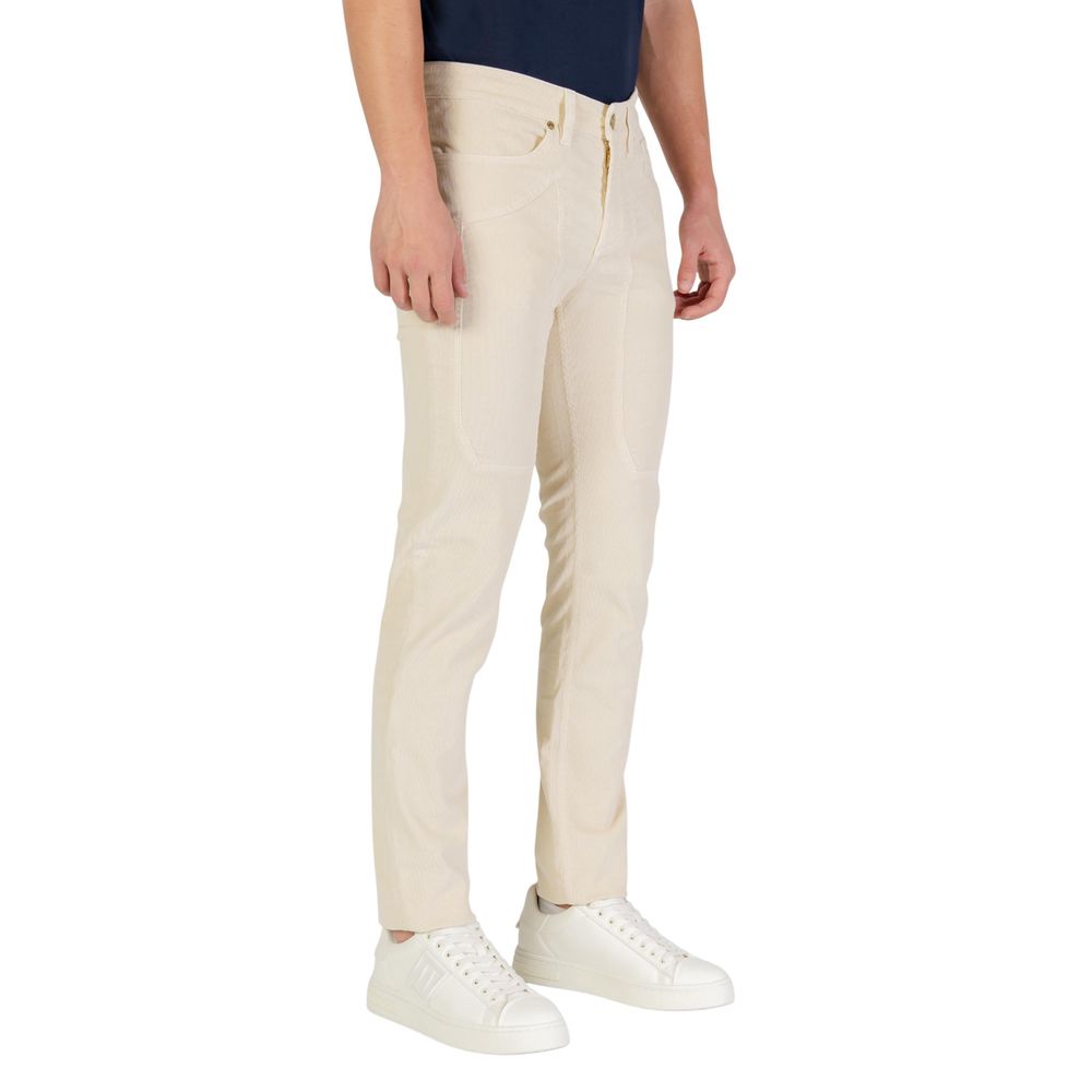 Jeckerson Cream Cotton Skinny Jeans - Luxe Nova