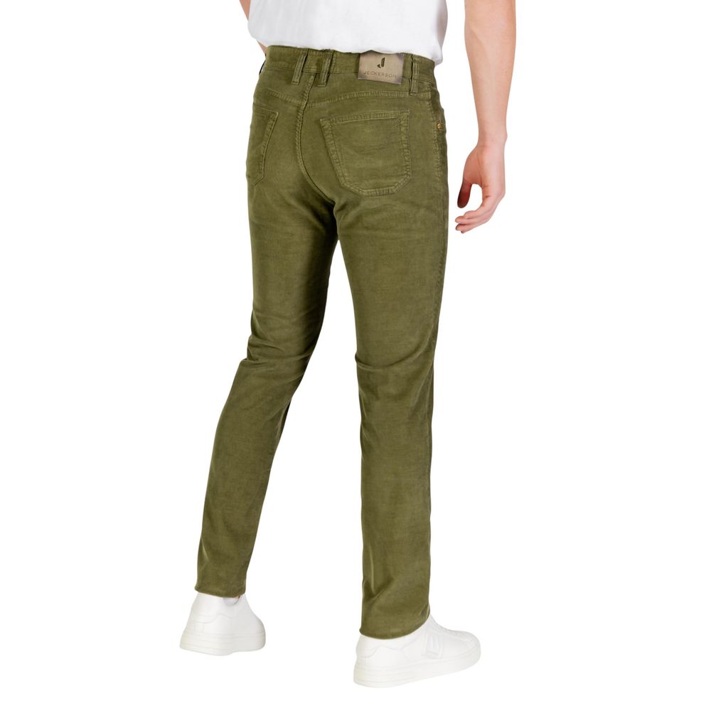 Jeckerson Green Cotton Skinny Jeans - Luxe Nova