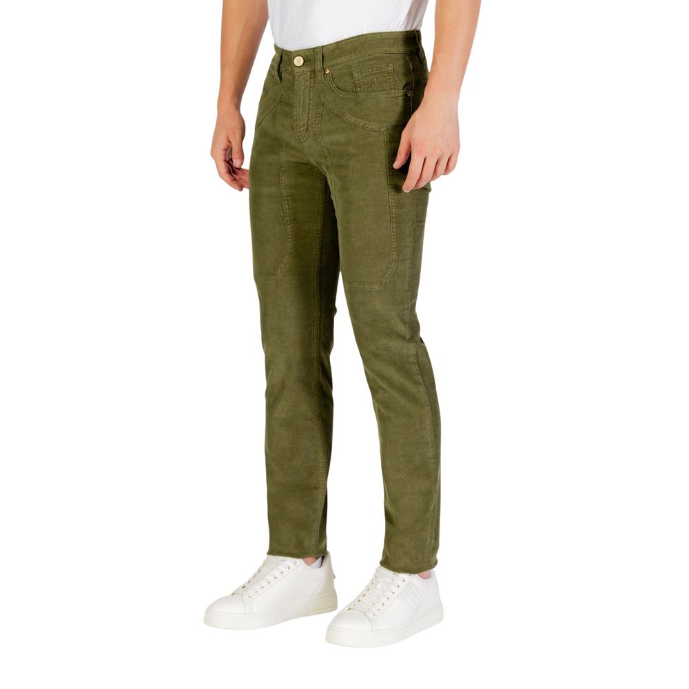 Jeckerson Green Cotton Skinny Jeans - Luxe Nova