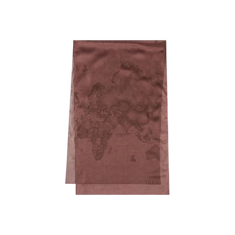 Alviero Martini Prima Classe Gray Polyester Scarf - Luxe Nova
