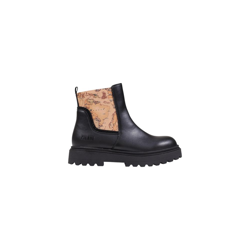 Alviero Martini Prima Classe Black Polyethylene Ankle Boots - Luxe Nova