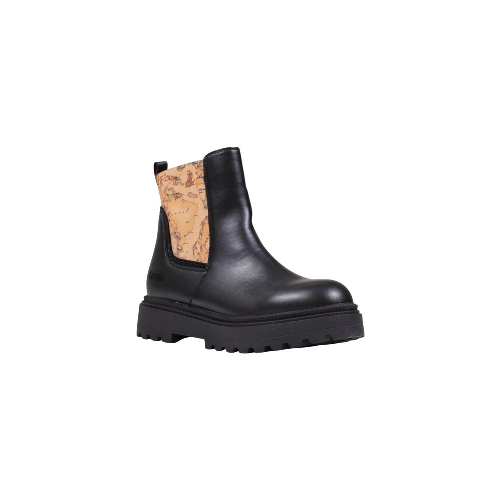 Alviero Martini Prima Classe Black Polyethylene Ankle Boots - Luxe Nova