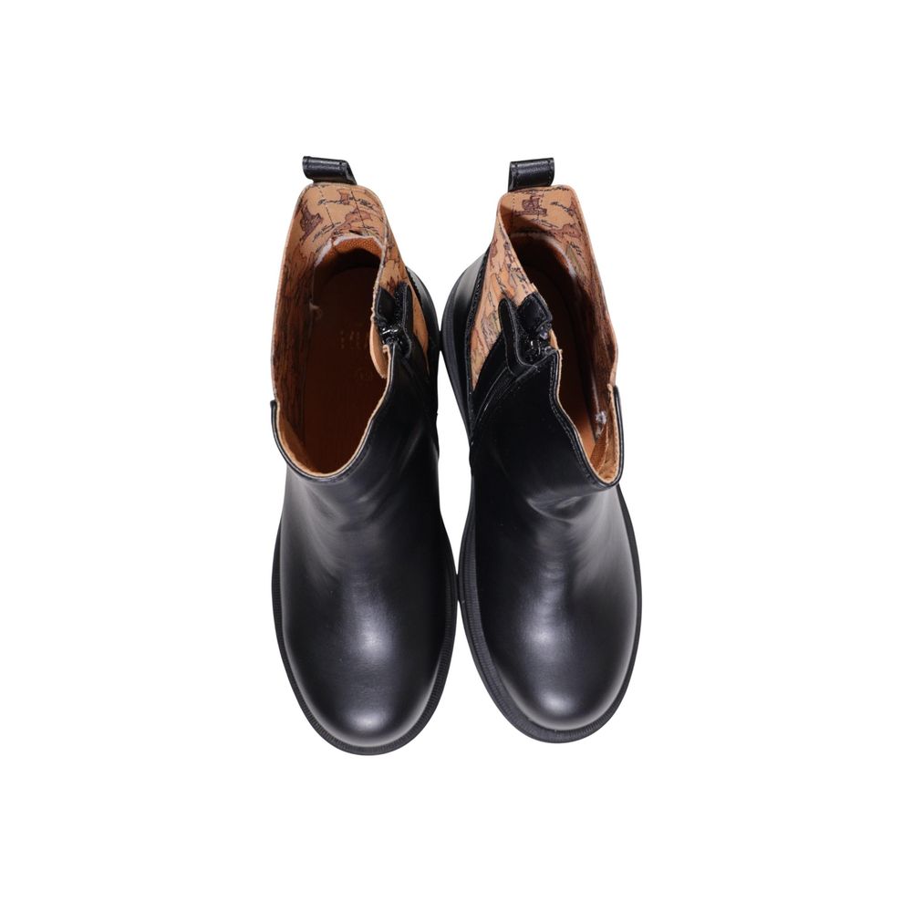 Alviero Martini Prima Classe Black Polyethylene Ankle Boots - Luxe Nova