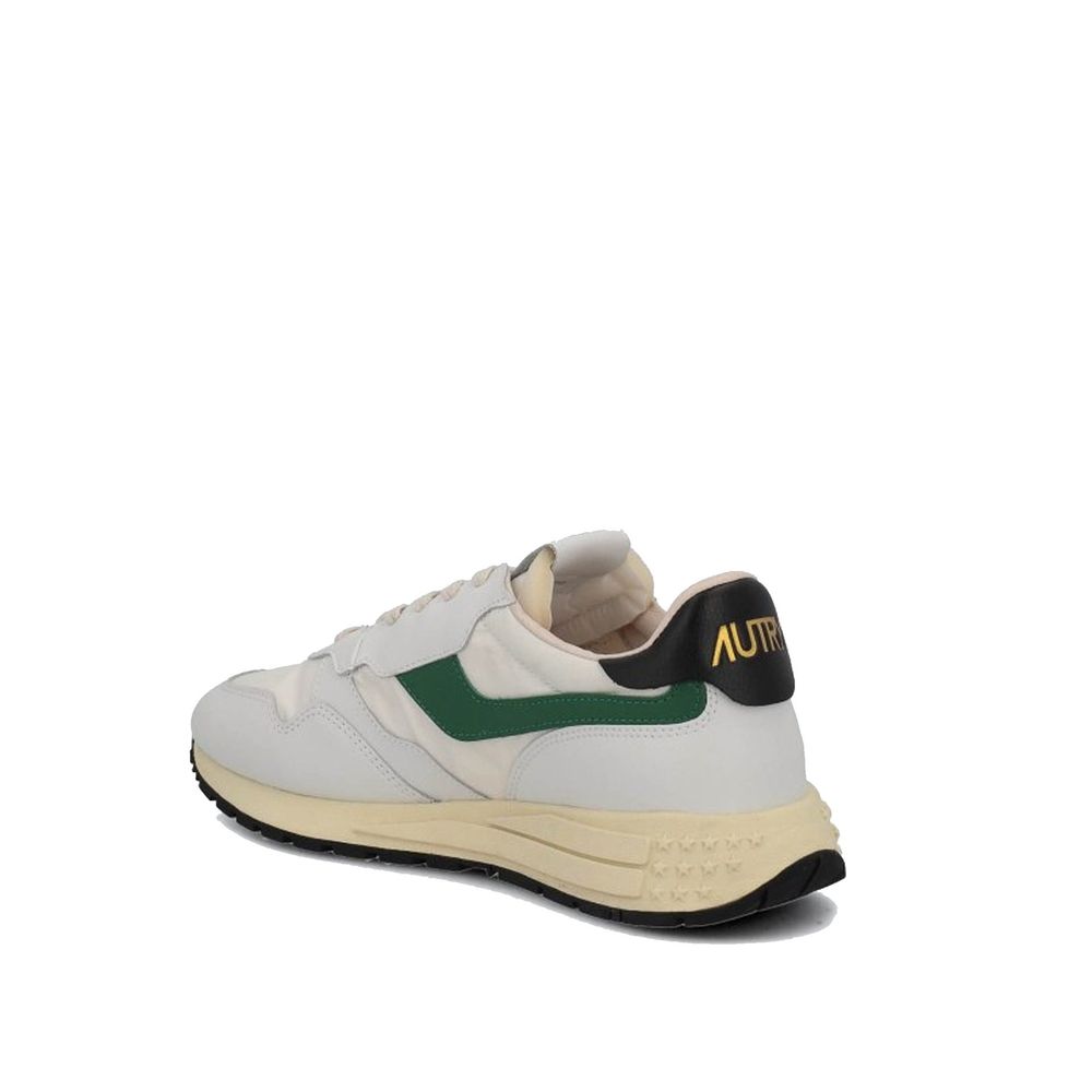 Autry White Leather Athletic Sneakers - Luxe Nova