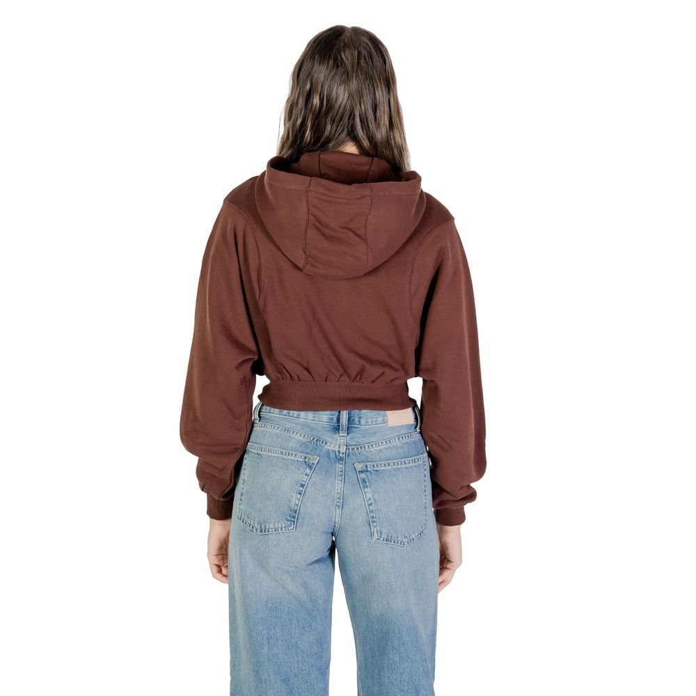 Tommy Hilfiger Jeans Brown Recycled Cotton Hoodie - Luxe Nova