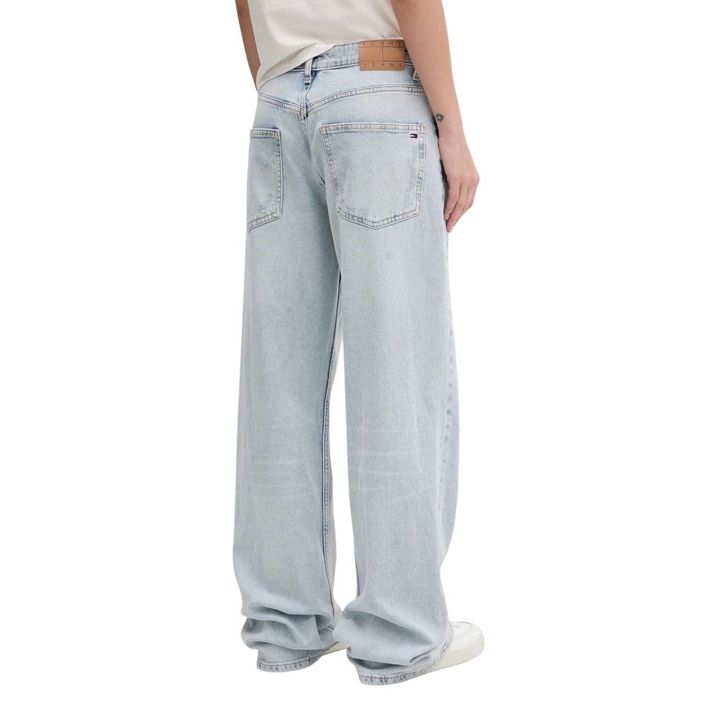 Tommy Hilfiger Jeans Light Blue Recycled Cotton Mom Jeans - Luxe Nova