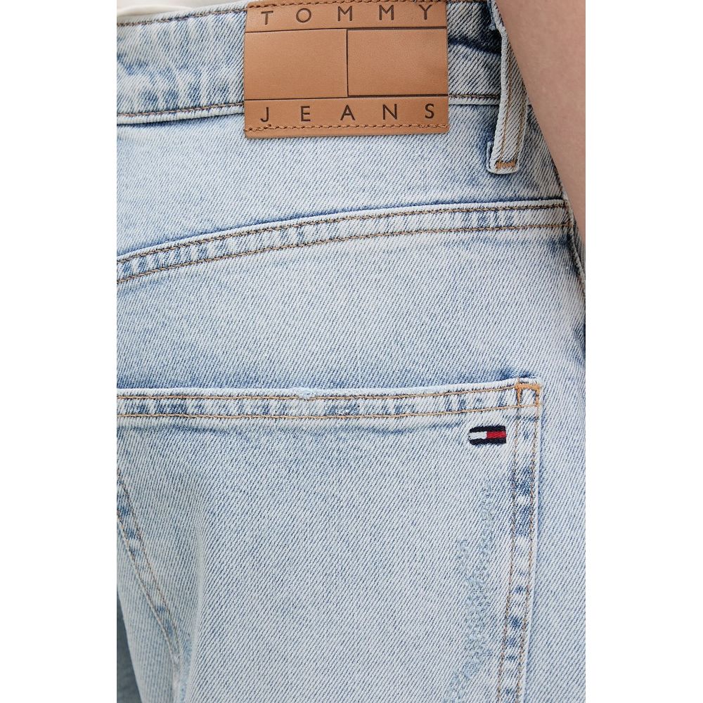 Tommy Hilfiger Jeans Light Blue Recycled Cotton Mom Jeans - Luxe Nova