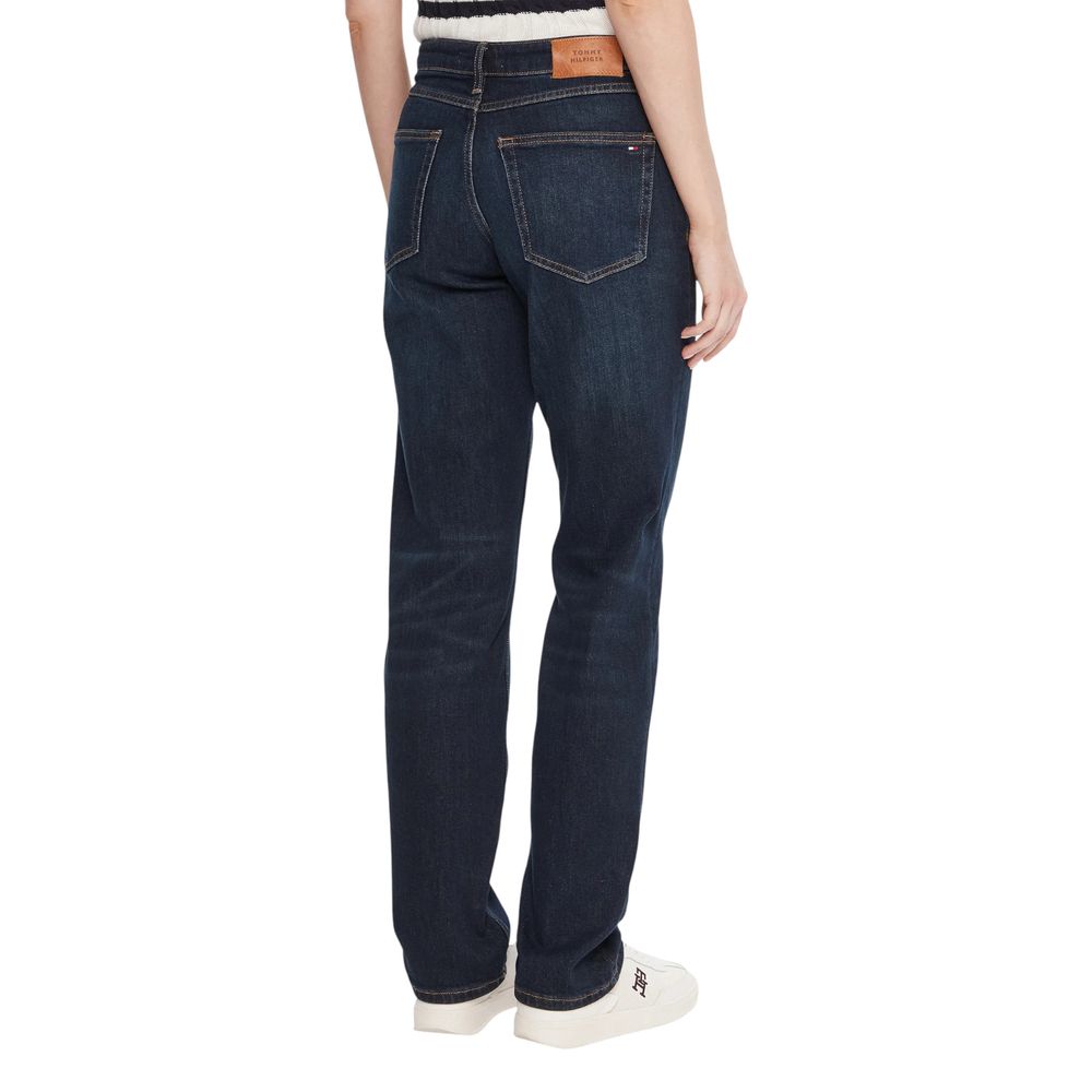 Tommy Hilfiger Blue Recycled Cotton Mom Jeans - Luxe Nova