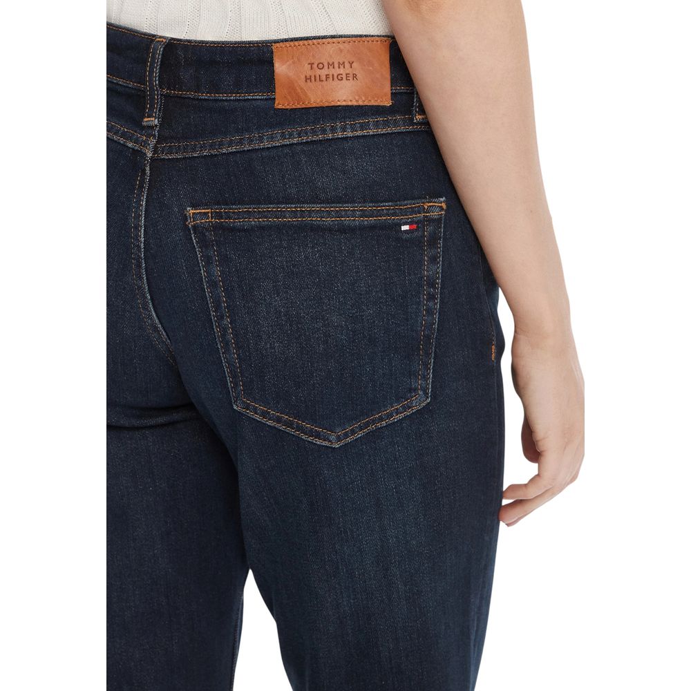 Tommy Hilfiger Blue Recycled Cotton Mom Jeans - Luxe Nova