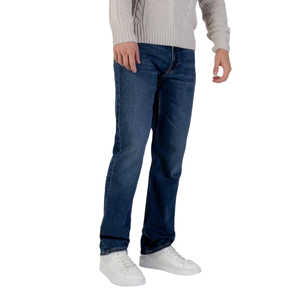 Calvin Klein Jeans Black Cotton Relaxed Fit Jeans - Luxe Nova