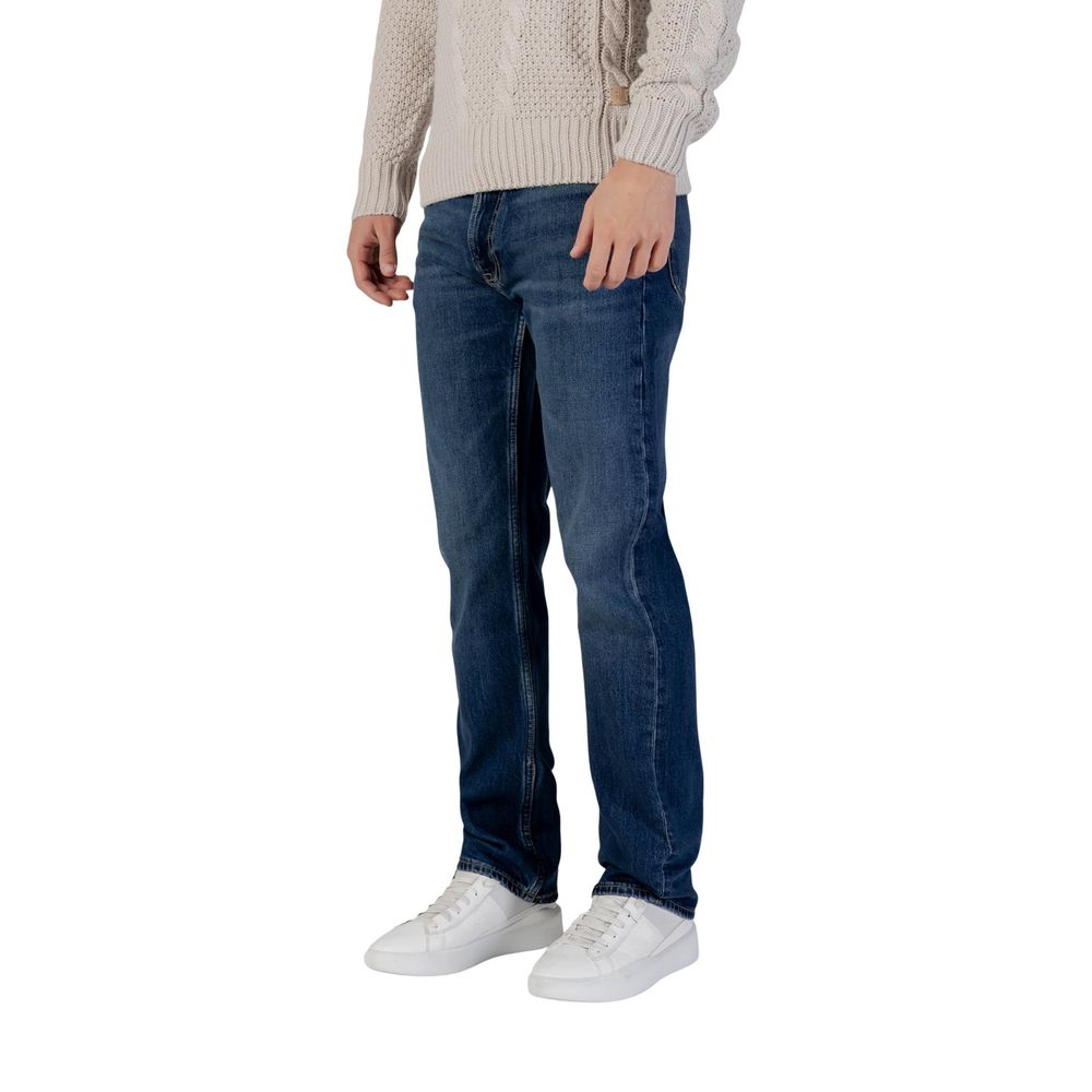 Calvin Klein Jeans Black Cotton Relaxed Fit Jeans - Luxe Nova