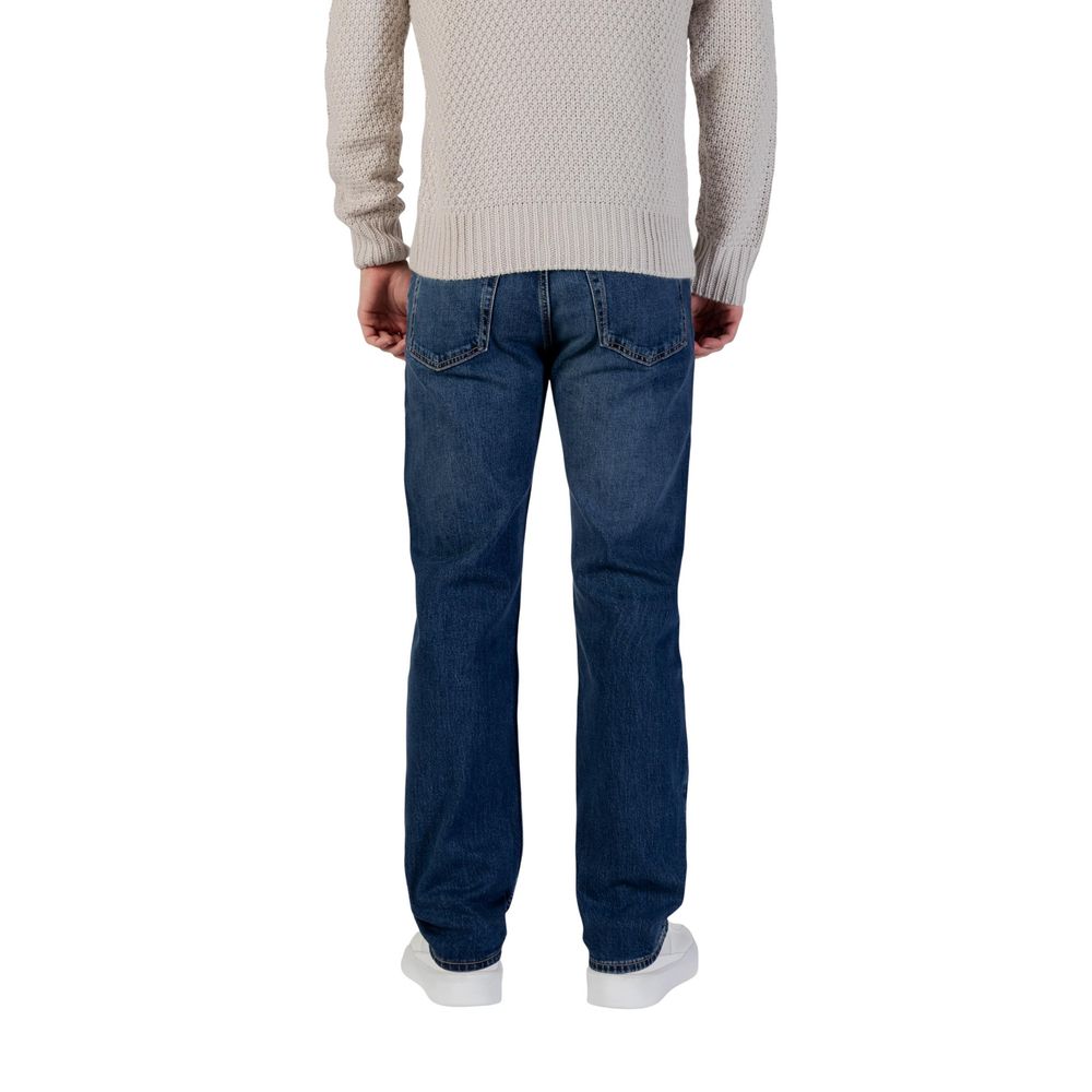 Calvin Klein Jeans Black Cotton Relaxed Fit Jeans - Luxe Nova