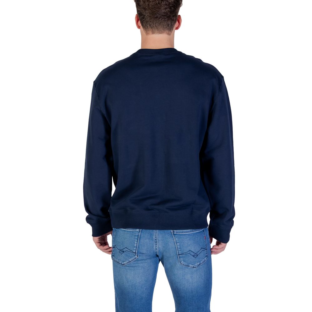 Calvin Klein Jeans Blue Cotton Sweatshirt - Luxe Nova