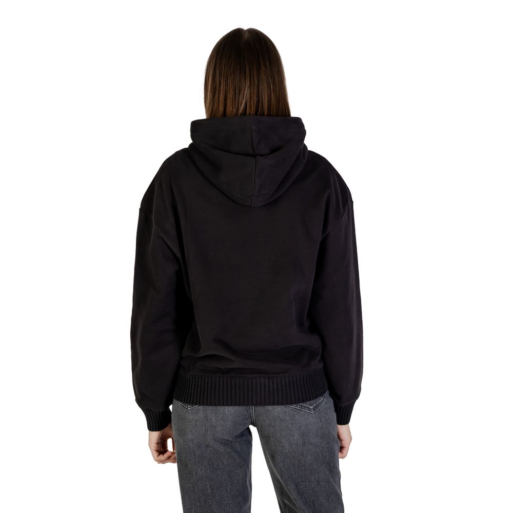 Calvin Klein Jeans Black Cotton Hoodie - Luxe Nova