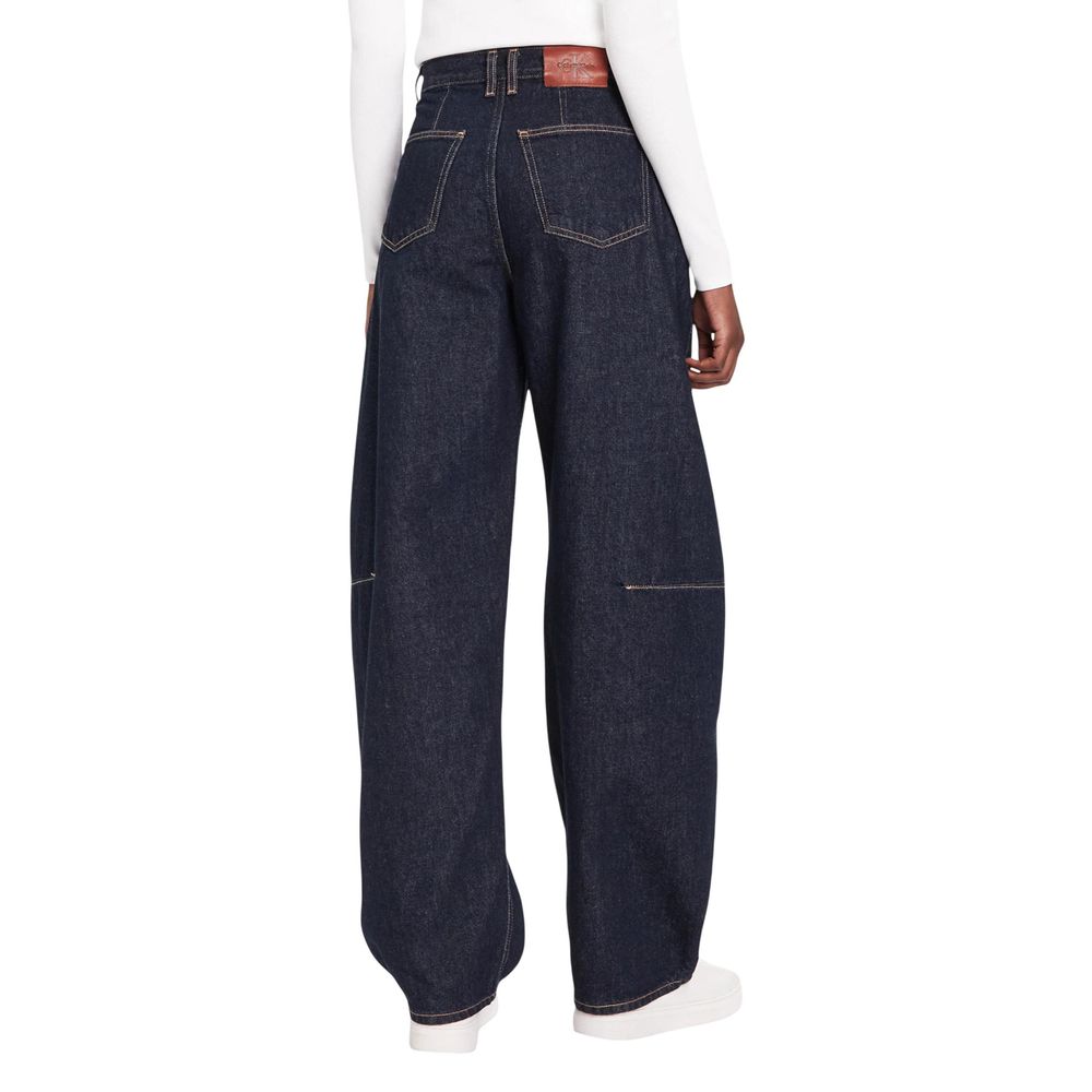 Calvin Klein Jeans Blue Cotton Mom Jeans - Luxe Nova