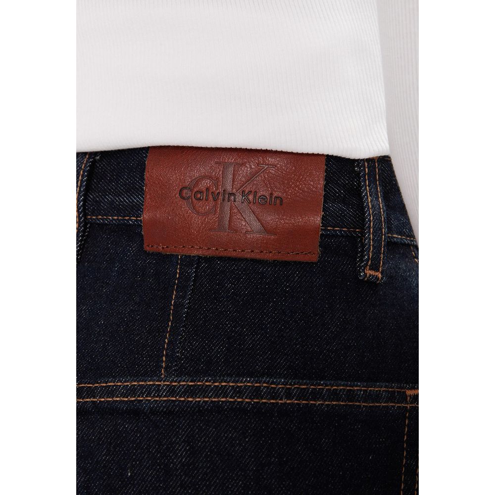 Calvin Klein Jeans Blue Cotton Mom Jeans - Luxe Nova