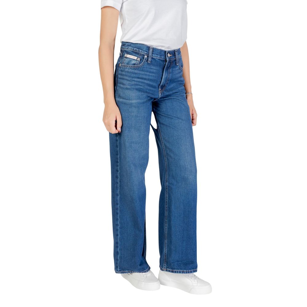 Calvin Klein Jeans Blue Cotton Boyfriend Jeans - Luxe Nova