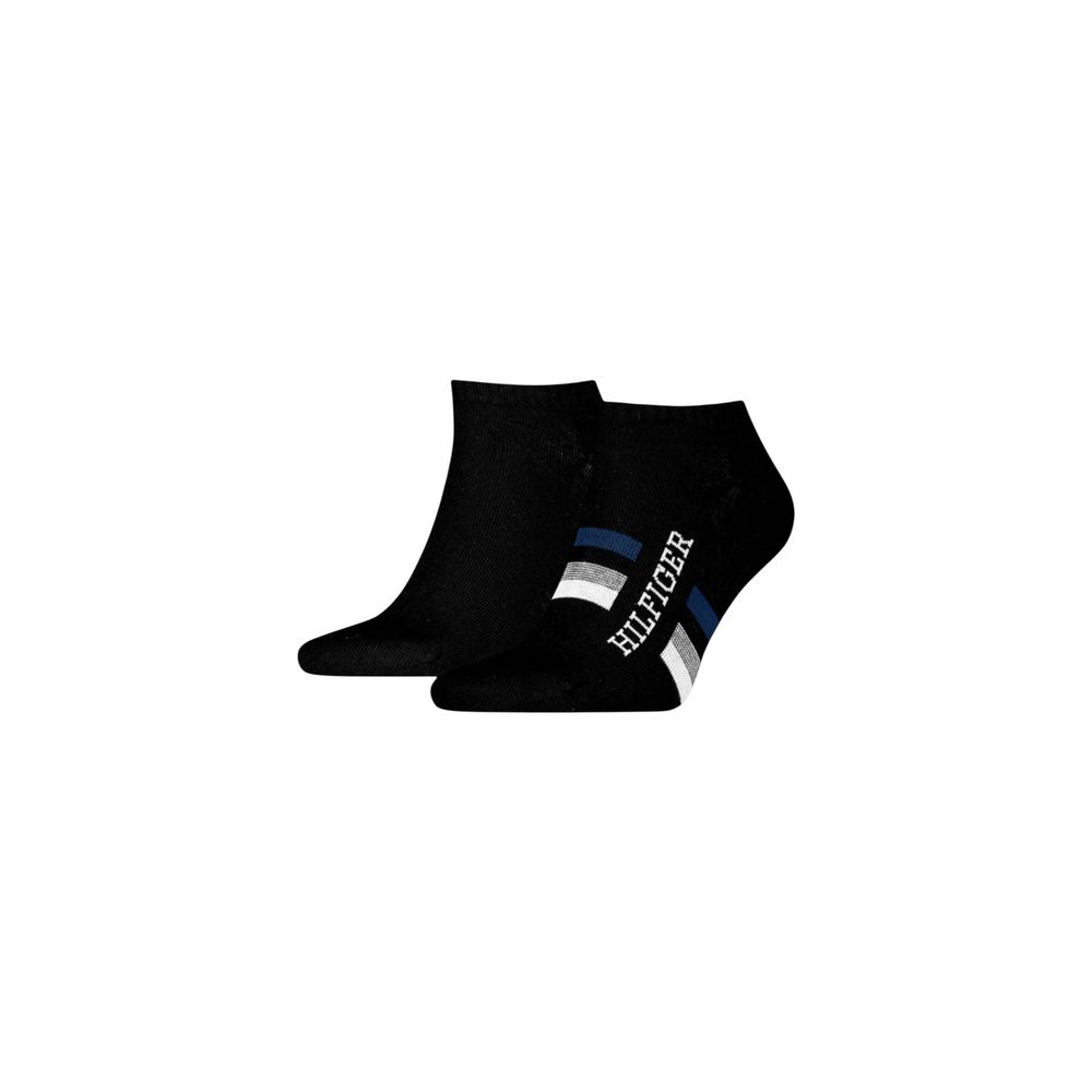 Tommy Hilfiger Black Cotton Socks - Luxe Nova