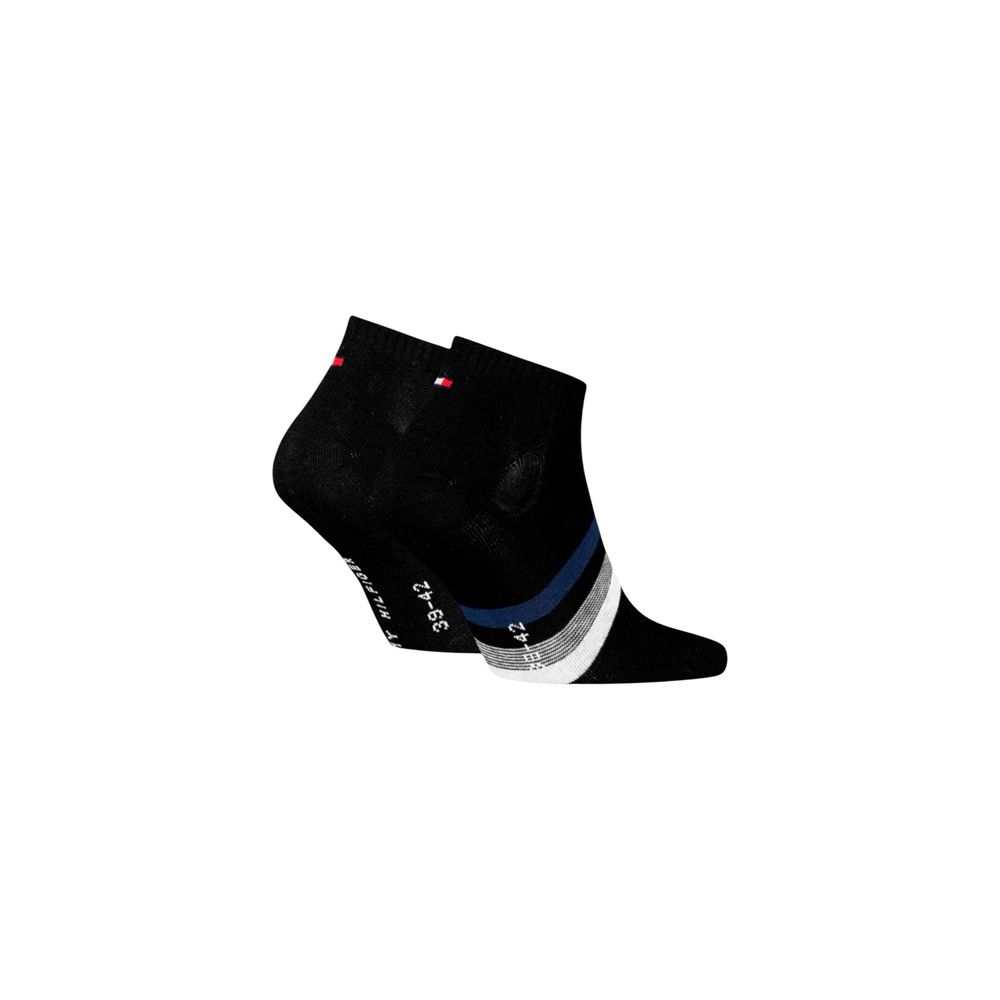 Tommy Hilfiger Black Cotton Socks - Luxe Nova