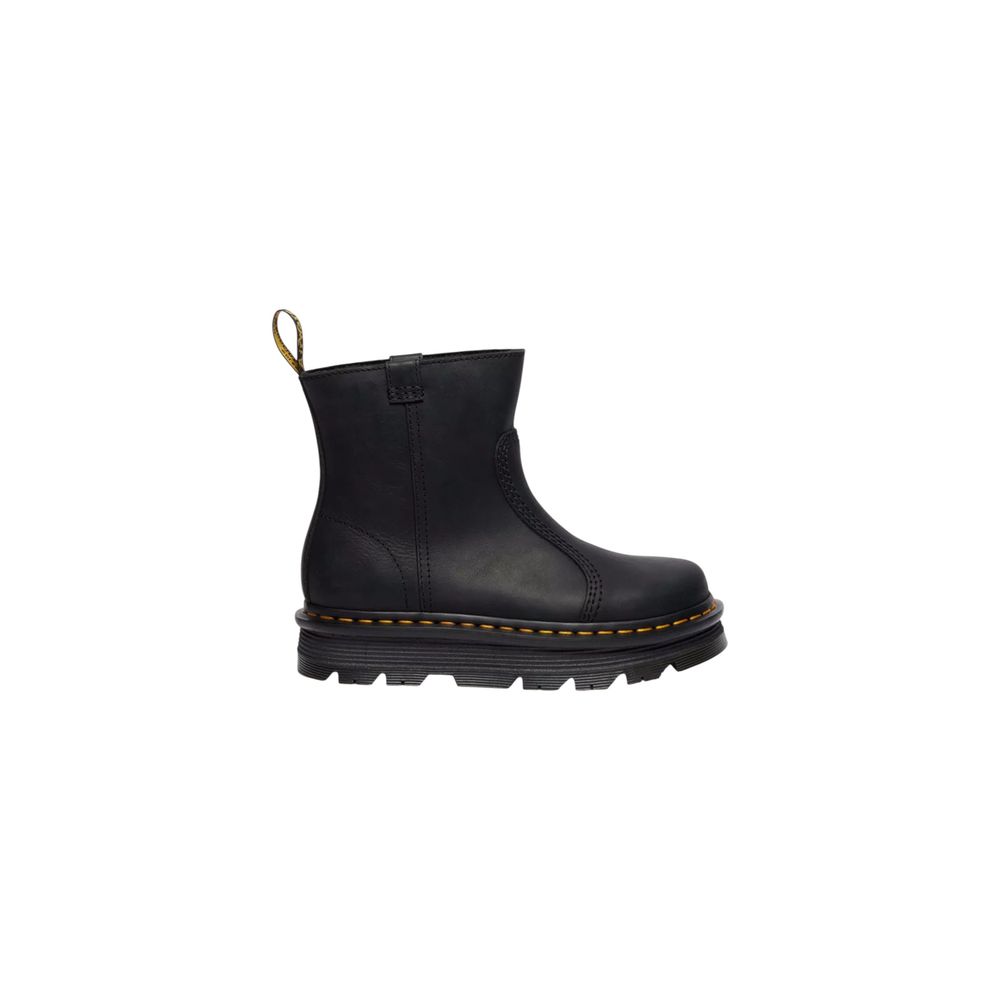 Dr. Martens Black Leather Ankle Boots - Luxe Nova