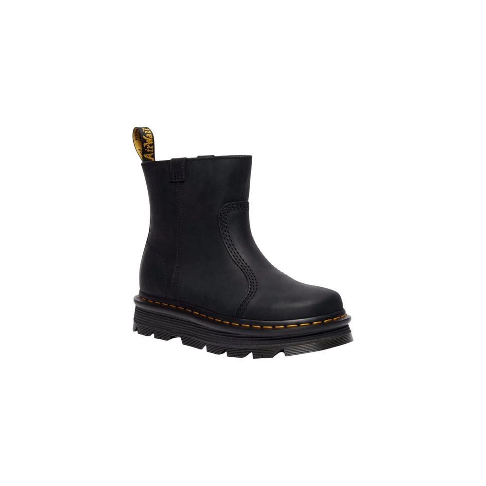 Dr. Martens Black Leather Ankle Boots - Luxe Nova