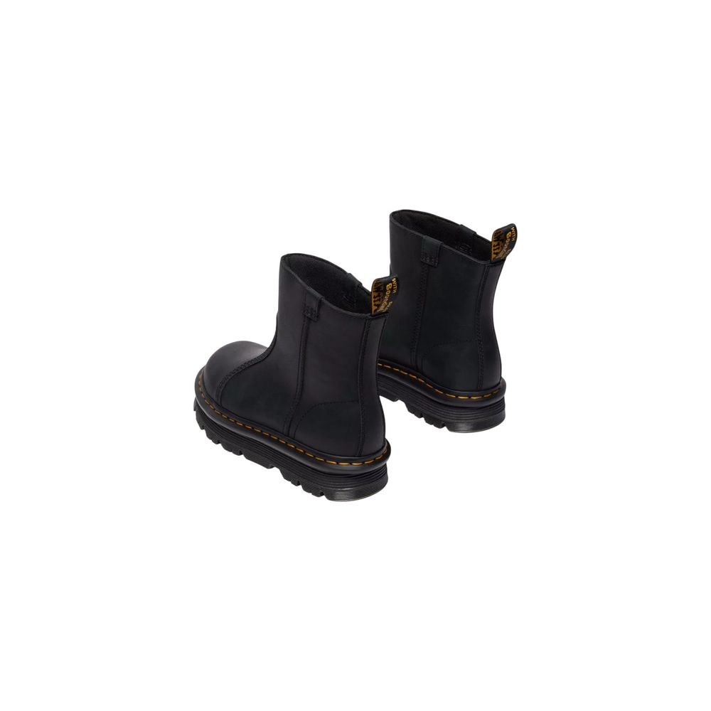 Dr. Martens Black Leather Ankle Boots - Luxe Nova