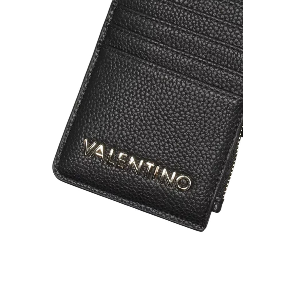 Mario Valentino Black Polyethylene Wallet - Luxe Nova