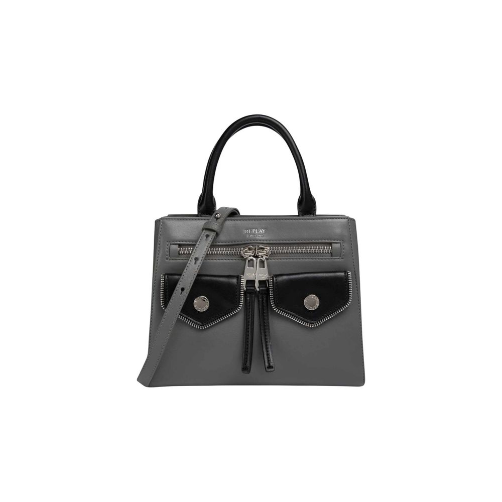Replay Bicolor Polyester Handbag - Luxe Nova