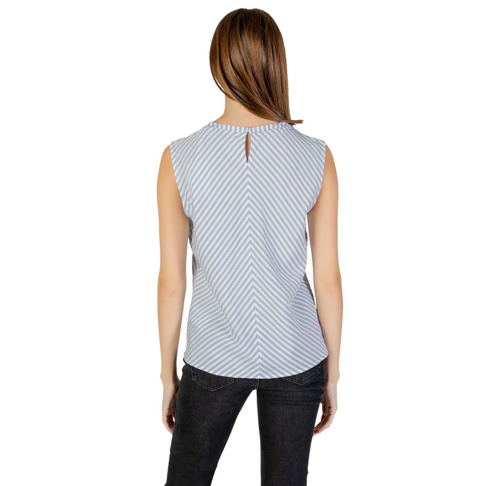 Tommy Hilfiger Jeans Blue Cotton Tank Tops - Luxe Nova