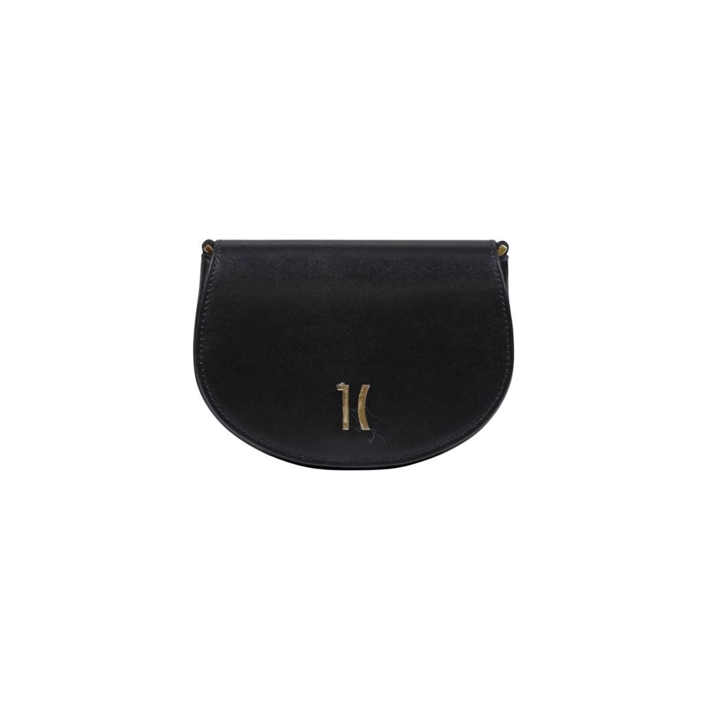 Alviero Martini Prima Classe Black Leather Handbag - Luxe Nova