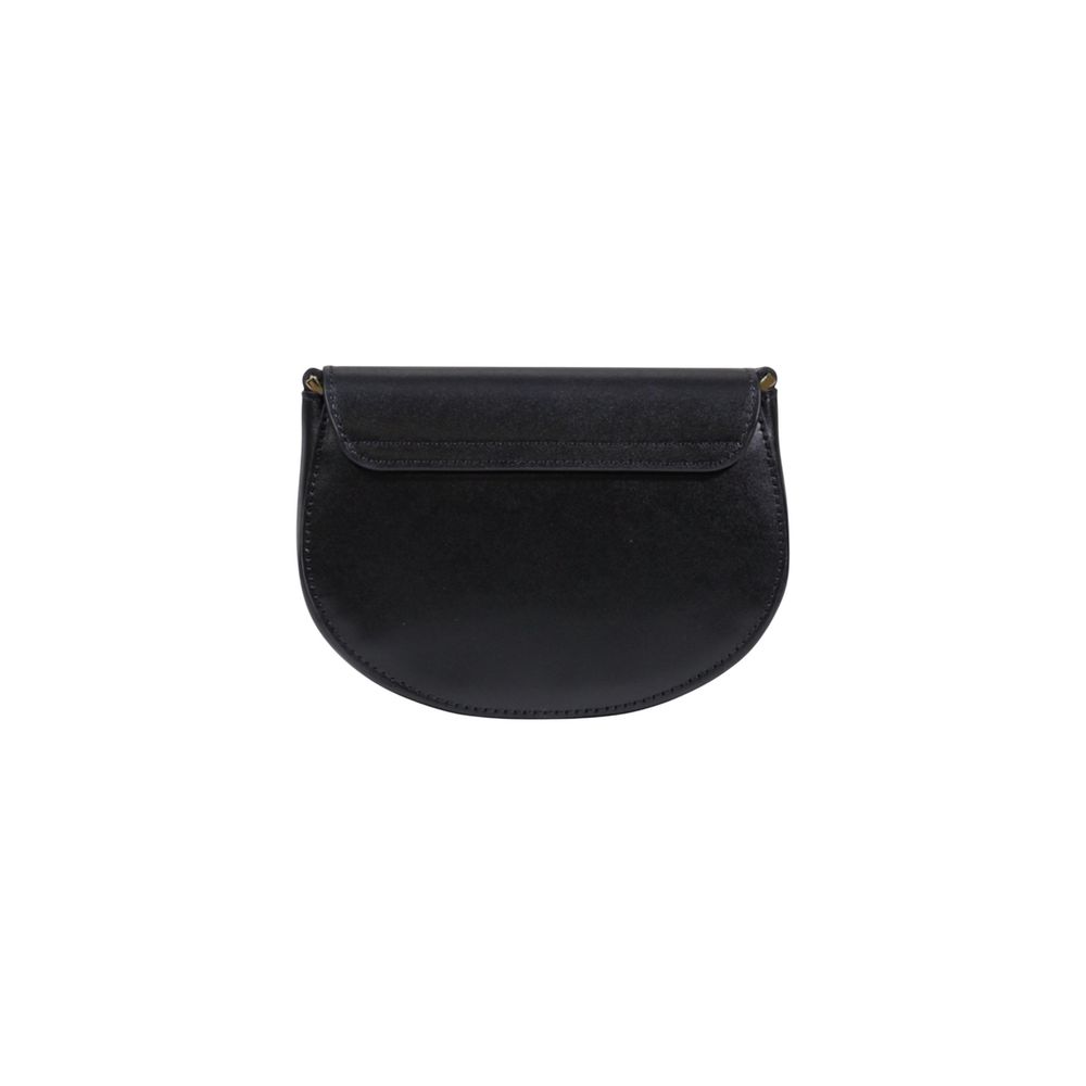 Alviero Martini Prima Classe Black Leather Handbag - Luxe Nova