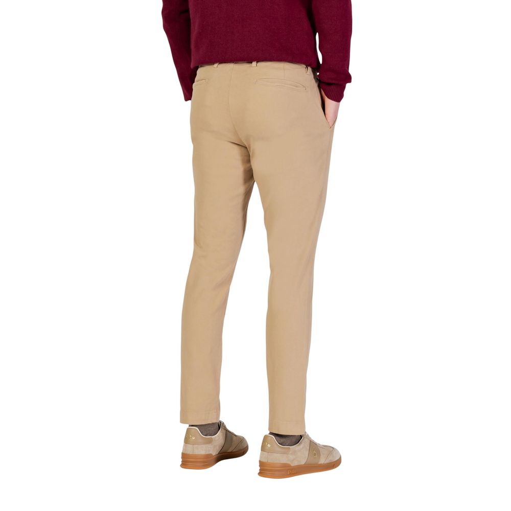 Borghese Beige Cotton Skinny Pants - Luxe Nova