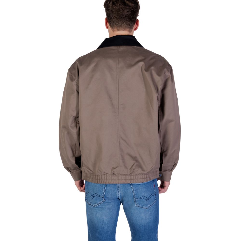 Calvin Klein Jeans Brown Cotton Bomber - Luxe Nova