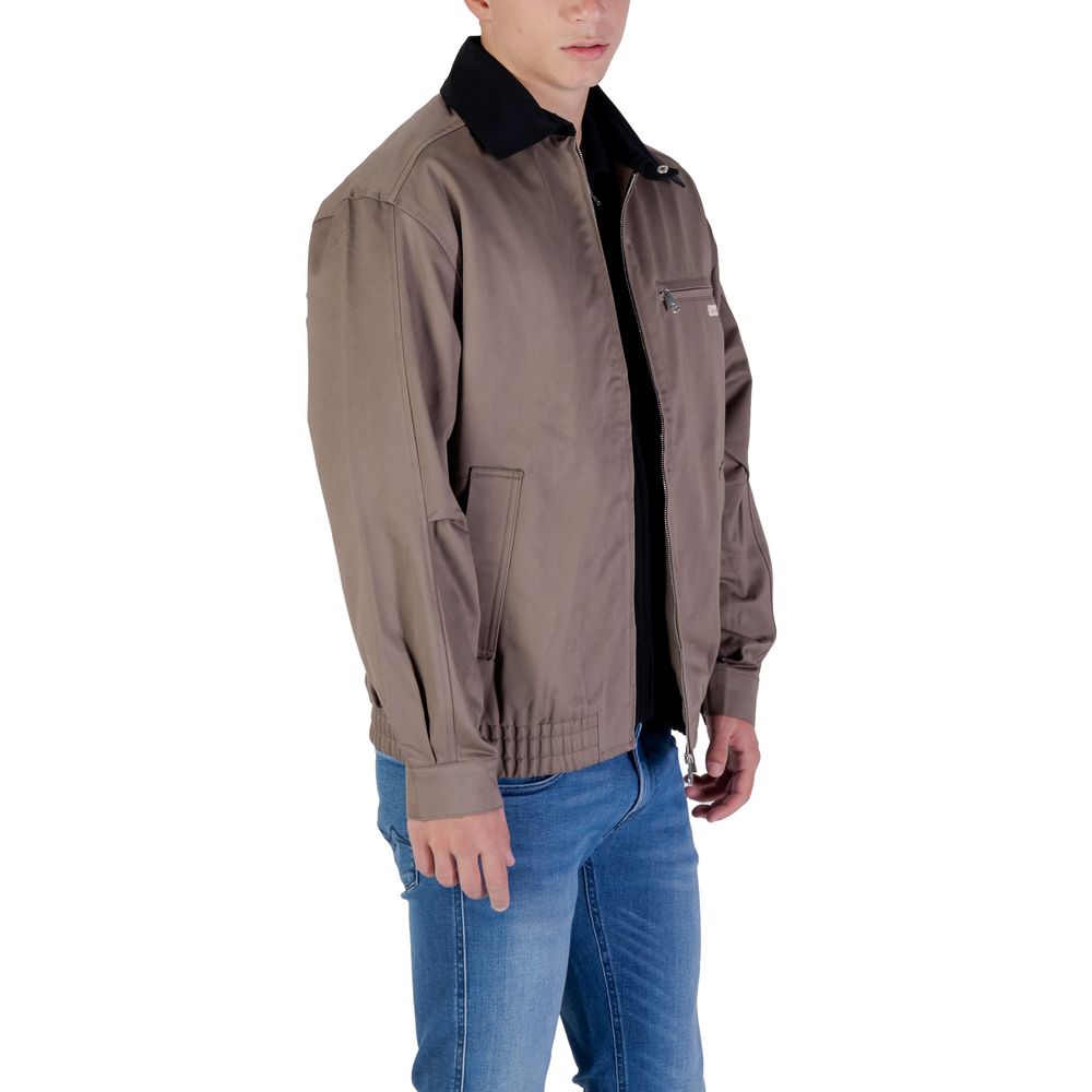 Calvin Klein Jeans Brown Cotton Bomber - Luxe Nova