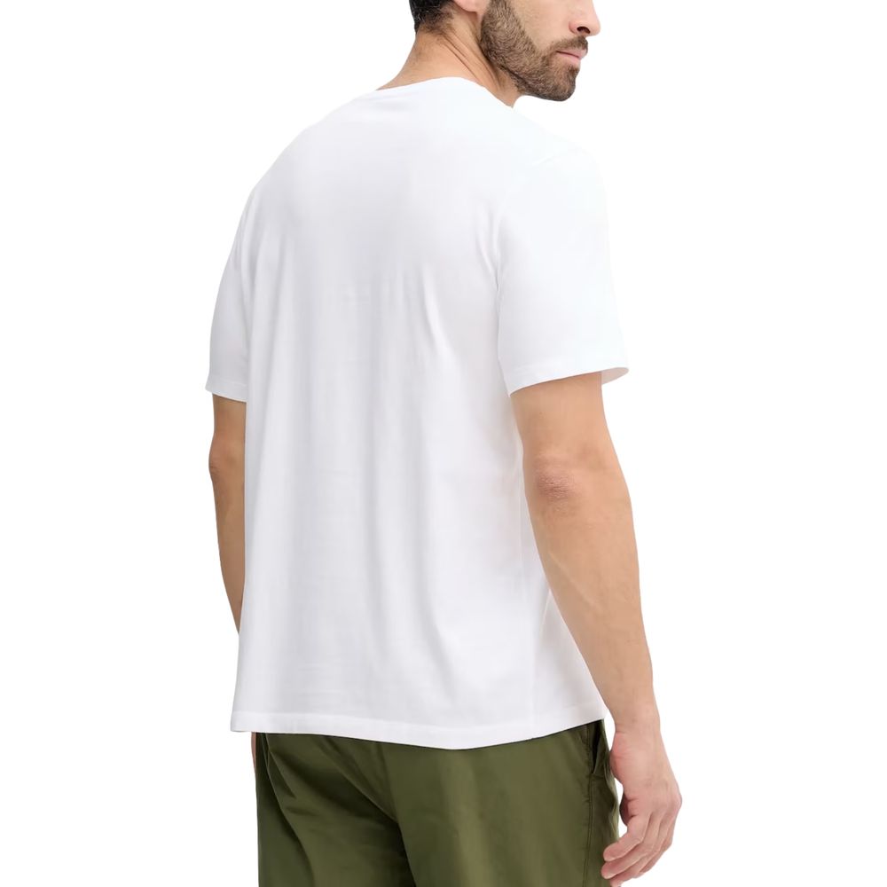 Calvin Klein Jeans White Cotton T-Shirt - Luxe Nova