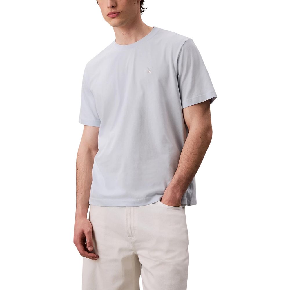 Calvin Klein Jeans Blue Cotton T-Shirt - Luxe Nova