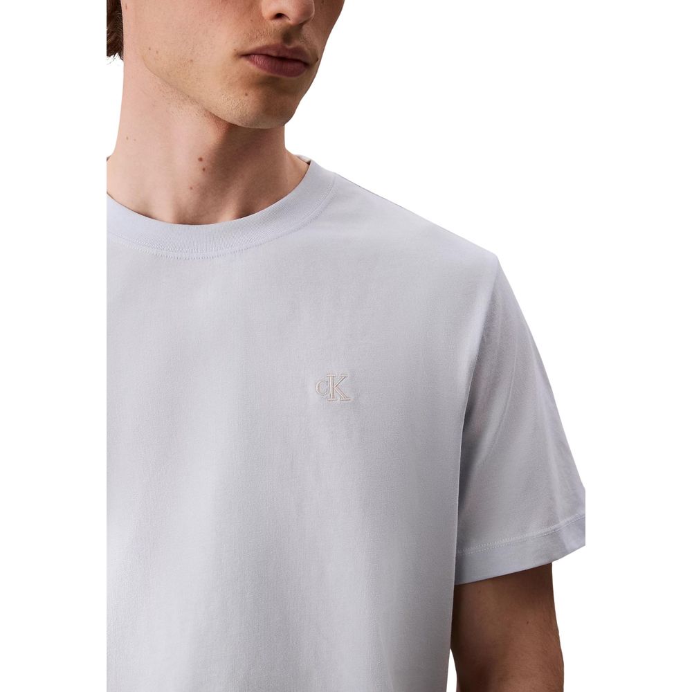 Calvin Klein Jeans Blue Cotton T-Shirt - Luxe Nova