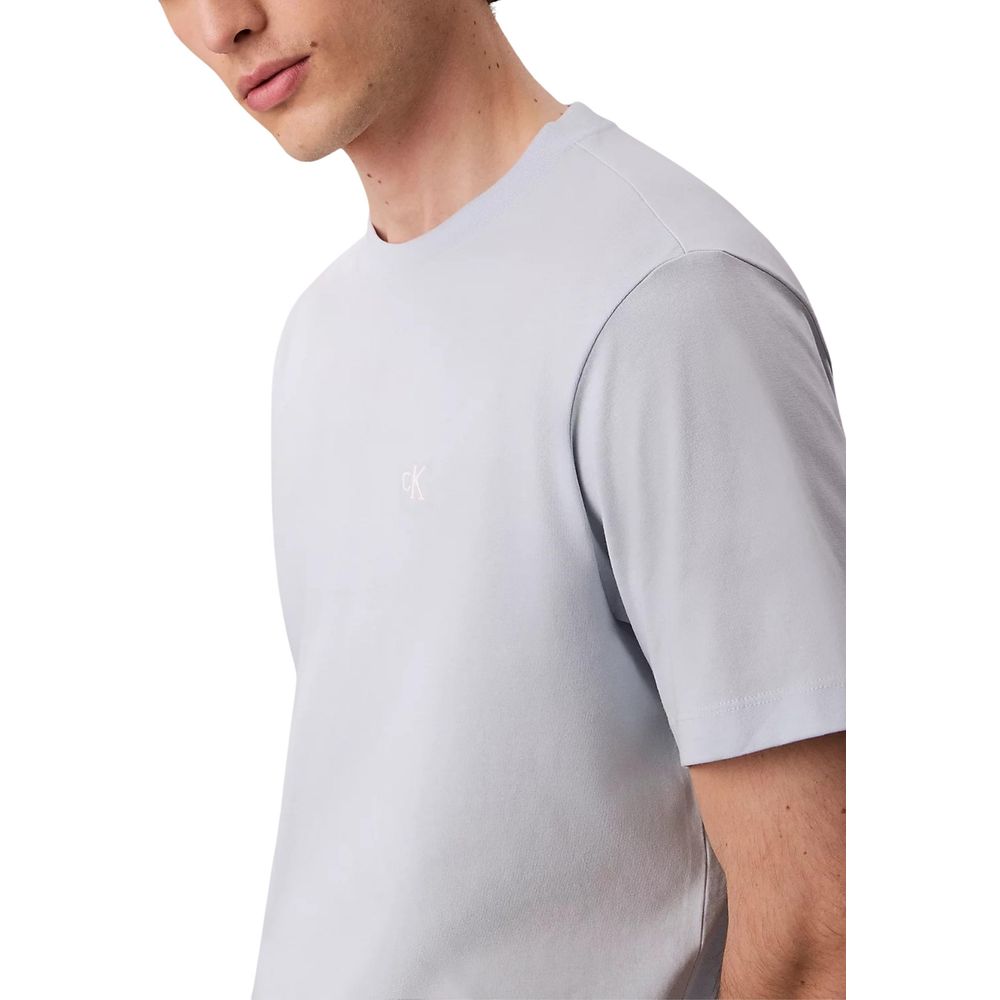 Calvin Klein Jeans Blue Cotton T-Shirt - Luxe Nova