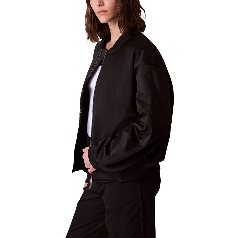 Calvin Klein Jeans Black Recycled Polyester Bomber - Luxe Nova