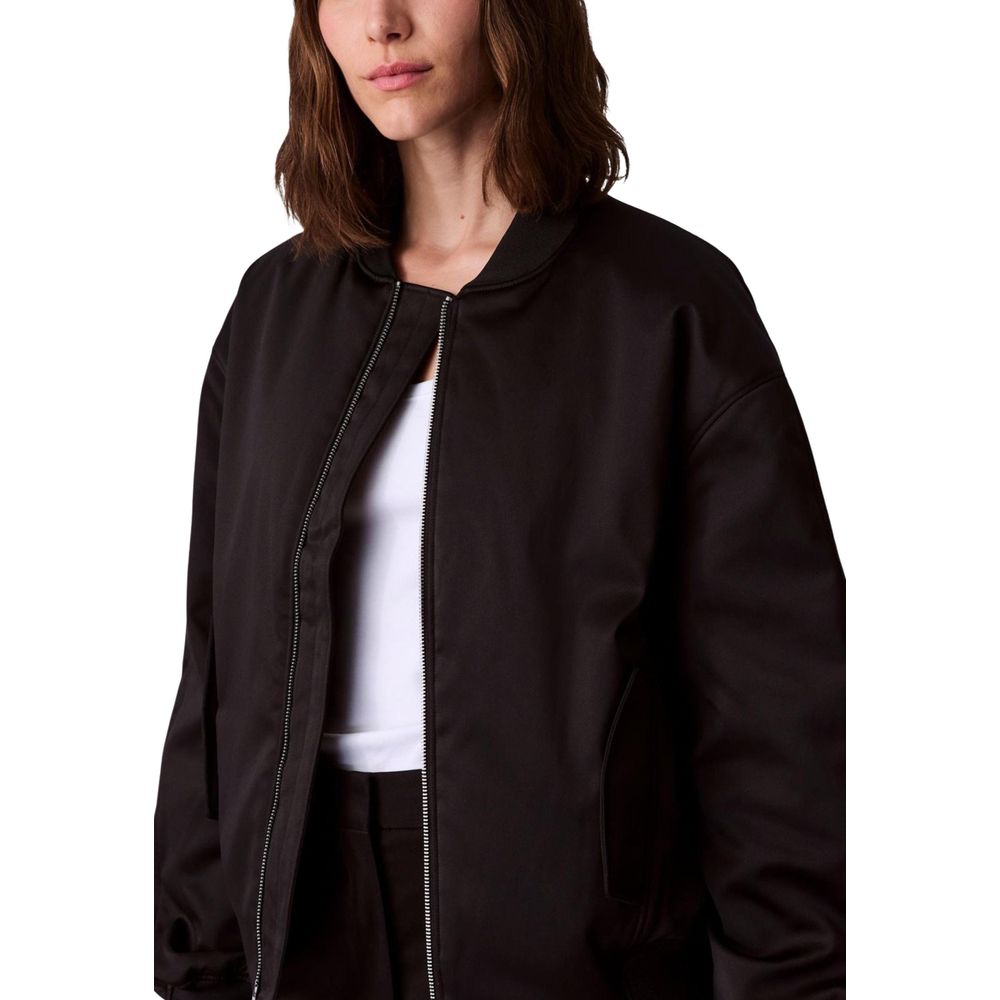 Calvin Klein Jeans Black Recycled Polyester Bomber - Luxe Nova