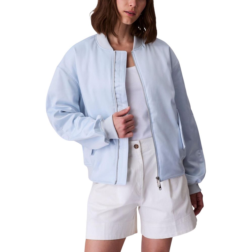 Calvin Klein Jeans Blue Recycled Polyester Bomber - Luxe Nova