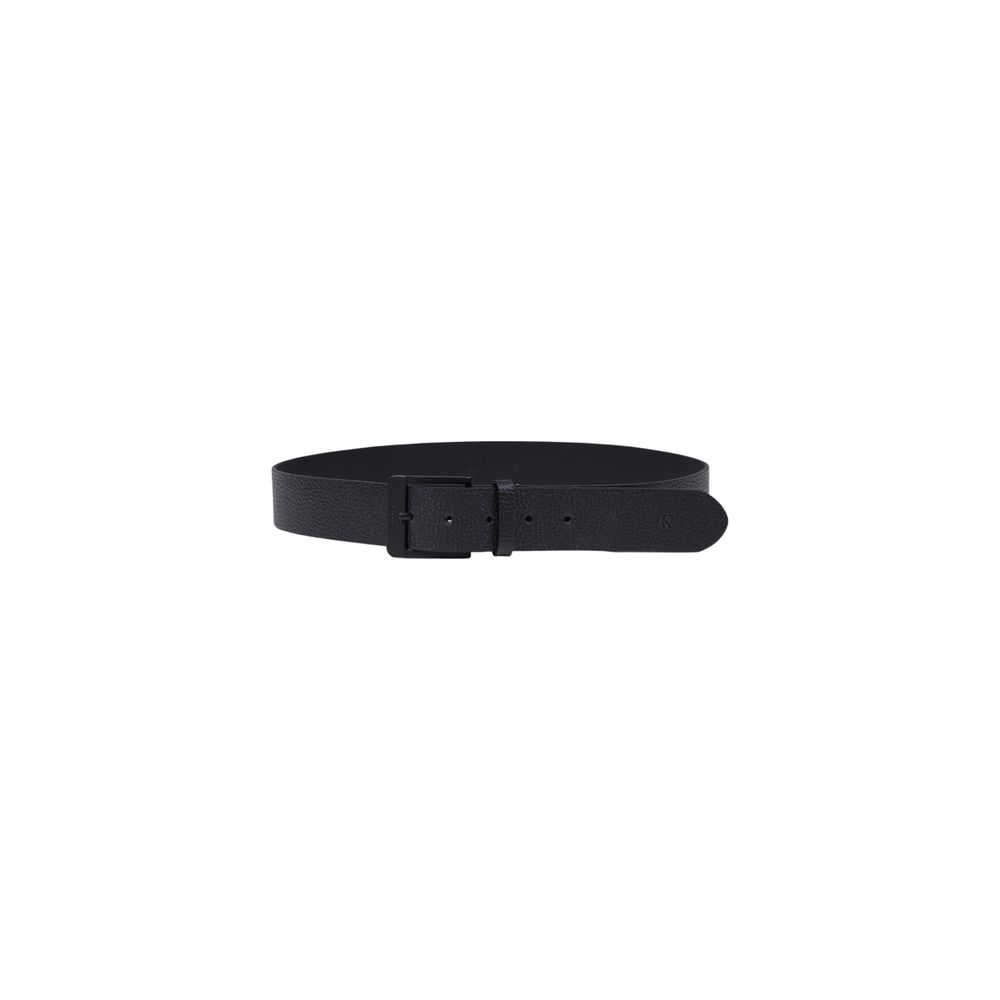 Calvin Klein Black Leather Regular Belt - Luxe Nova
