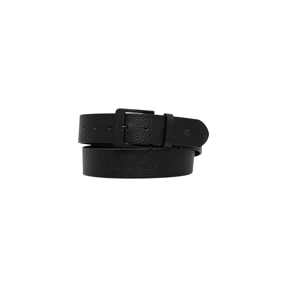 Calvin Klein Black Leather Regular Belt - Luxe Nova