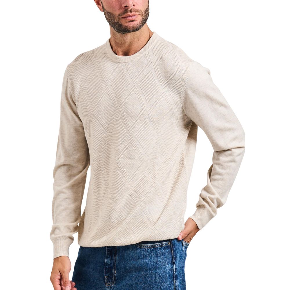 Guess Beige Polyacrylic Sweatshirt - Luxe Nova