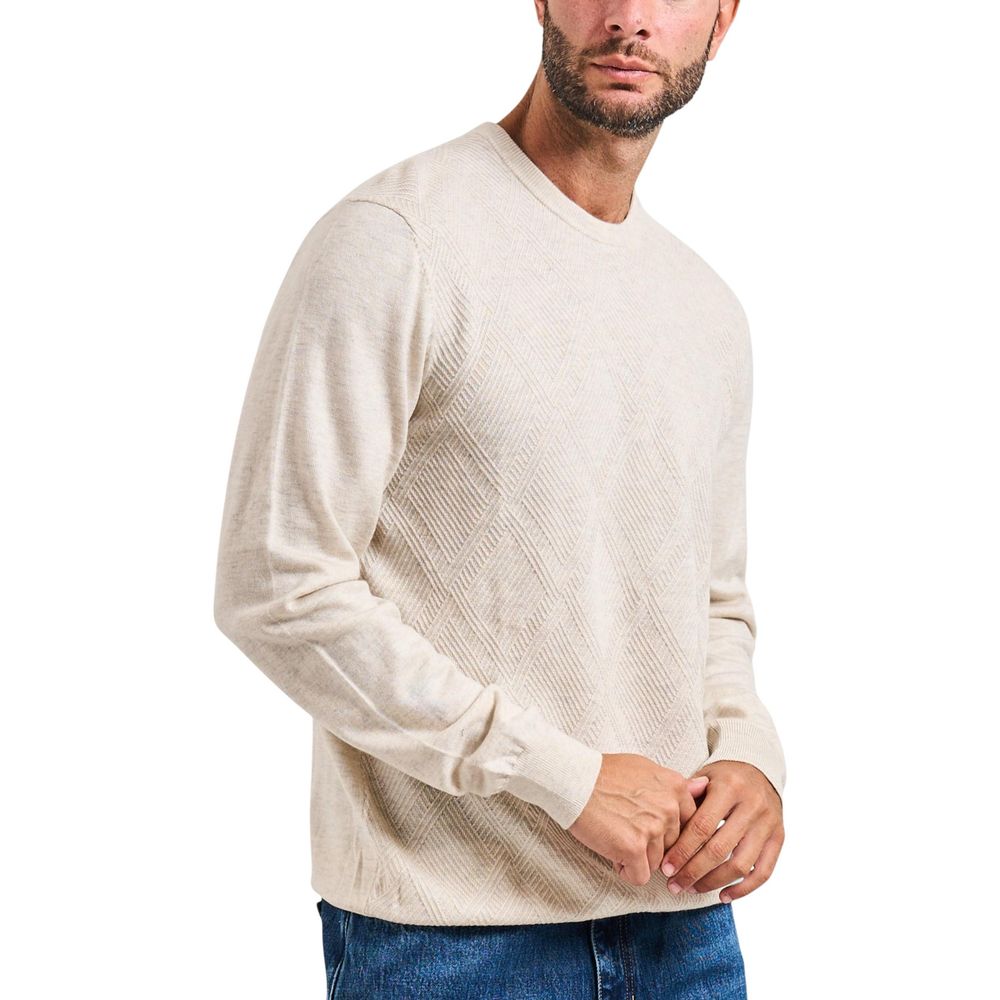 Guess Beige Polyacrylic Sweatshirt - Luxe Nova
