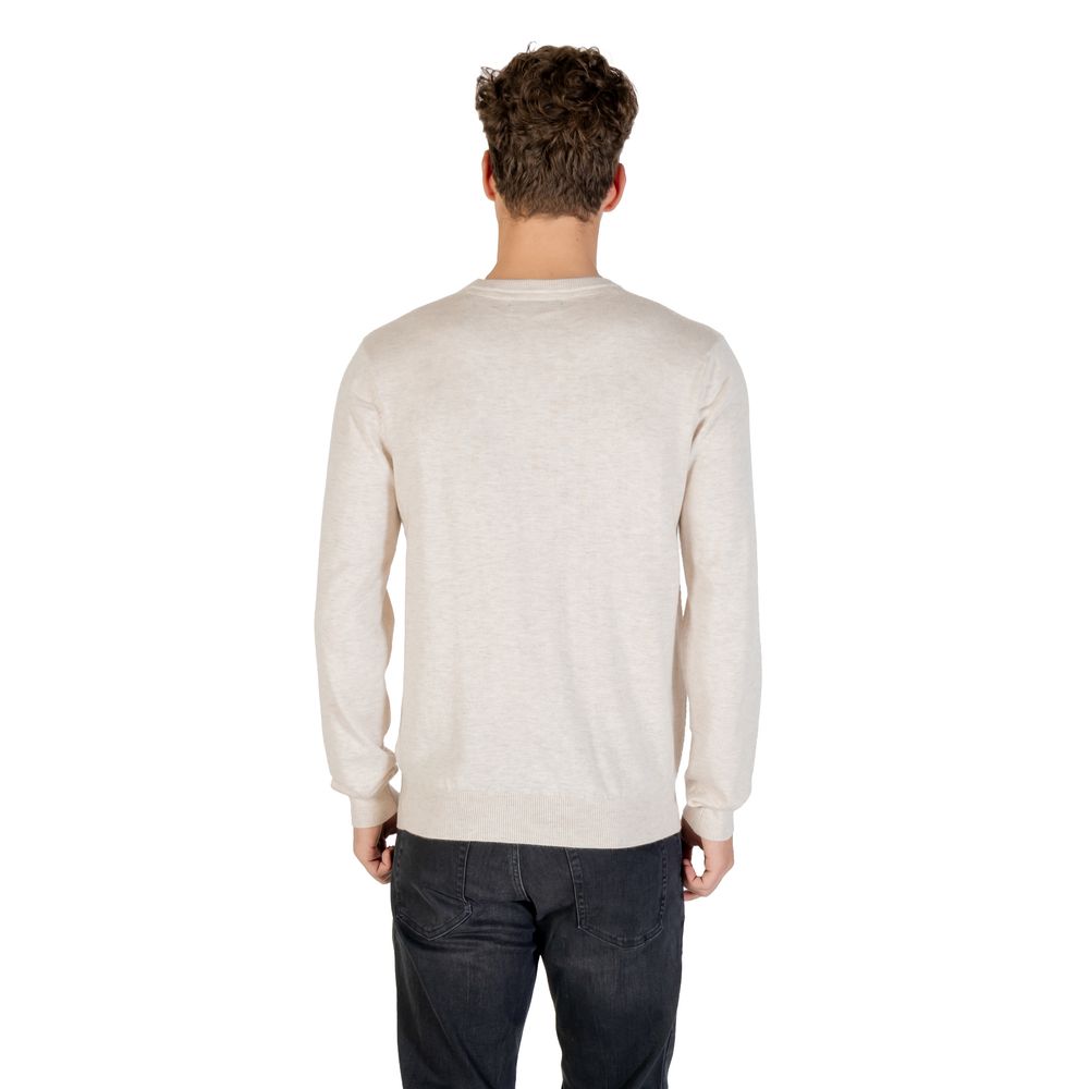 Guess Beige Polyacrylic Sweatshirt - Luxe Nova