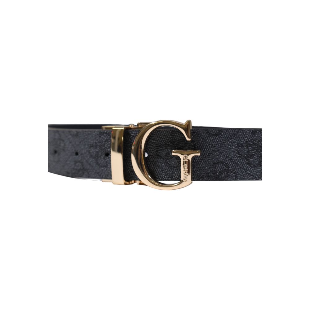 Guess Gray Polyester Thin Belt - Luxe Nova